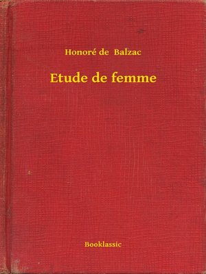 cover image of Etude de femme
